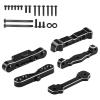 Aimrock Pack-5 Aluminum Rear/Front Lower Arm Suspension Hanger Mount Upgrades Set for AR330378 AR330379 1/7 Felony Infraction Limitless Mojave, 1/8 Karton Notorious Outcast Typhon Talion (Black) view 1
