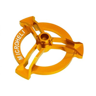 MICROHELI CNC Aluminum Swashplate Leveler (Gold) - OMP M1 / EVO/GOOSKY S1 / Blade Infusion 120