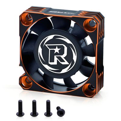 Surpass Hobby 40mm RC Motor Cooling Fan 16000RPM RC Car Fan for ESC and Motor Fit for 1/10 1/8 RC Car Truck(Orange Black)