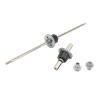 SUNGOOYUE RC Car Front and Rear Differential Set, Stainless Steel Metal Front Rear Differential Gear Spare Parts for 12428 12427 Remote Control Car view 1
