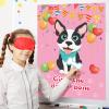 Hooqict Pin The Bone on The Dog Party Game for Kids Birthday Party Games Dog Themed Birthday Supplies Puppy Party Favors for Boys Girls, Large Pin The Tail Poster with 48 Bone Stickers view 4