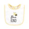 Hudson Baby Unisex Baby Cotton Bibs, Bee Kind, One Size view 3