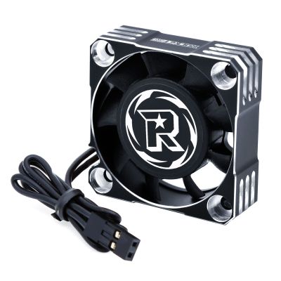 Surpass Hobby 40mm Motor Cooling Fan 16000RPM RC ESC Cooling Fan for 1/8 1/10 RC Car 540 550 F540 Motor (Silver Black)