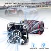 Surpass Hobby 40mm Motor Cooling Fan 16000RPM RC ESC Cooling Fan for 1/8 1/10 RC Car 540 550 F540 Motor (Silver Black) view 4