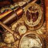 1000 Pieces Jigsaw Puzzle for Adults, Vintage Magnifying Glass Compass Telescope Wooden Jigsaw Puzzle, Exercise Memory Relieve Stress Game Jigsaw Puzzle Family Activities Decompression Gifts view 1