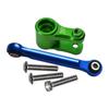 Aluminum Servo Horn 25T With Tie Rod For Traxxas 1:10 4WD MAXX 89076-4 / 4WD MAXX with WideMAXX 89086-4/1:8 4WD Maxx Slash 6S 102076-4 Upgrades - Green view 1