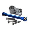 Aluminum Servo Horn 25T With Tie Rod For Traxxas 1:10 4WD MAXX 89076-4 / 4WD MAXX with WideMAXX 89086-4/1:8 4WD Maxx Slash 6S 102076-4 Upgrades - Silver view 1