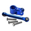 Aluminum Servo Horn 25T With Tie Rod For Traxxas 1:10 4WD MAXX 89076-4 / 4WD MAXX with WideMAXX 89086-4/1:8 4WD Maxx Slash 6S 102076-4 Upgrades - Blue view 1