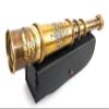 Vintage Spyglass Telescope 16" Inspirational Gifts for Boys - Be Strong & Courageous Engraved Uplifting Pirate Spyglass Gift view 1