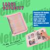 4-Pocket K-pop Photocard Holder Book with 30Pcs Inner Pages 6 Ring A5 Photocard Binder Card Collect Book Hold Up to 240 Cards (Pink) view 4