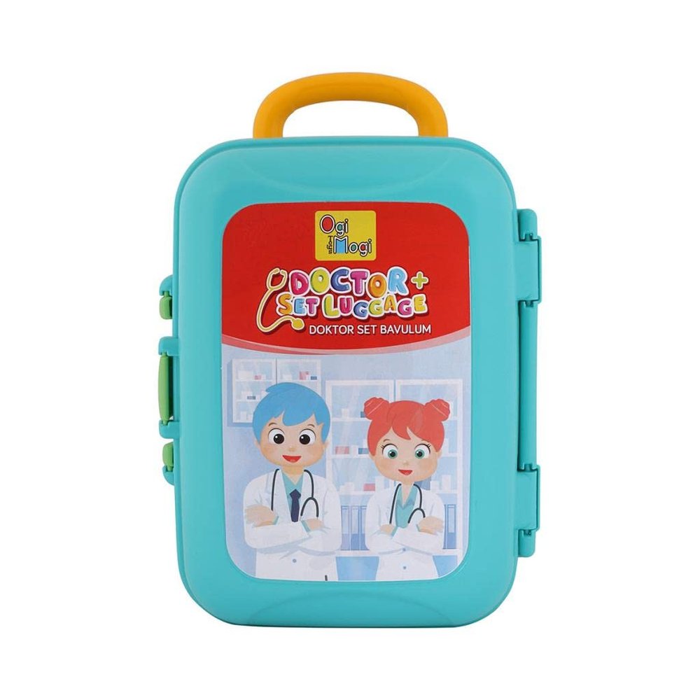 Ogi Mogi Doctor Child Toy Set, Medical Doctor Kit, 8 Pieces of Medical Role Play Toys, Toy with Stethoscope, Doctor Tools, Imitation Dice Toy 3 Years