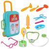 Ogi Mogi Doctor Child Toy Set, Medical Doctor Kit, 8 Pieces of Medical Role Play Toys, Toy with Stethoscope, Doctor Tools, Imitation Dice Toy 3 Years view 4