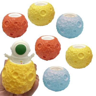 Tigerdoe Astronaut Pop Up Toy- 6 Pack -Squishy Fidget Toy - Astronaut Squishy Stress Ball - Sensory Fidget Toy - Stress Relief Ball
