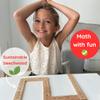 Extasticks Multiplication Domino Math Game | Wooden Educational Algebra Toy | Learning Times Tables Dominoes for Classroom, Homeschooling 3rd 4th Grade MATHOMINO view 2