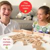 Extasticks Multiplication Domino Math Game | Wooden Educational Algebra Toy | Learning Times Tables Dominoes for Classroom, Homeschooling 3rd 4th Grade MATHOMINO view 3