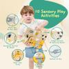 Jumble Dream Wooden Busy Board Montessori Toys for Toddlers and Educational Sensory Busy Board Autism Products & ADHD Activity Board for Learning - Kids Travel Toys for Toddlers Age 1 2 3 4 Years view 4