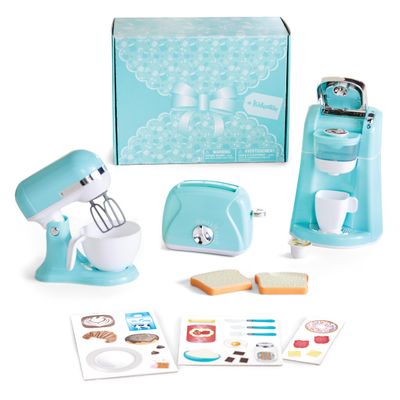 Kidoozie Trendy Kitchen Trio: Set of 3 Realistic Toy Kitchen Appliances for Preschool Pretend Play - Stimulate Your Child's Creativity with This Set of Premium Realistic Toy Kitchen Appliances