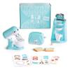 Kidoozie Trendy Kitchen Trio: Set of 3 Realistic Toy Kitchen Appliances for Preschool Pretend Play - Stimulate Your Child's Creativity with This Set of Premium Realistic Toy Kitchen Appliances view 1