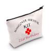 MNIGIU 21st Birthday Hangover Kit - Pouch - Favor Bag view 1
