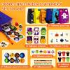 OCHIDO Halloween Party Favors for Kids-168pcs Stationery Gift Kit,Halloween Goodie Bags Fillers Bulk,Trick Or Treat , Halloween Bag,Pencil, Eraser, Notepad, Stamper, Sticker and Temporary Tattoos view 3