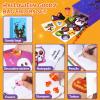 OCHIDO Halloween Party Favors for Kids-168pcs Stationery Gift Kit,Halloween Goodie Bags Fillers Bulk,Trick Or Treat , Halloween Bag,Pencil, Eraser, Notepad, Stamper, Sticker and Temporary Tattoos view 4