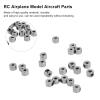 20Pcs Rc Airplane Plane Landing Gear Stopper,3.1Mm Landing Gear Stopper Set Wheel Collar,Stainless Steel Exquisite Craftsmanship Model Aircraft Parts view 3