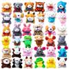JOYIN 36 Pack Mini Animal Plush Toy Assortment (36 Units 3" Each),Bulk Stuffed Animals Party Favors for Kids, Small Animals Plush Keychain Decoration, Carnival Prizes, Valentines Party Favors view 1