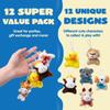 JOYIN 36 Pack Mini Animal Plush Toy Assortment (36 Units 3" Each),Bulk Stuffed Animals Party Favors for Kids, Small Animals Plush Keychain Decoration, Carnival Prizes, Valentines Party Favors view 2