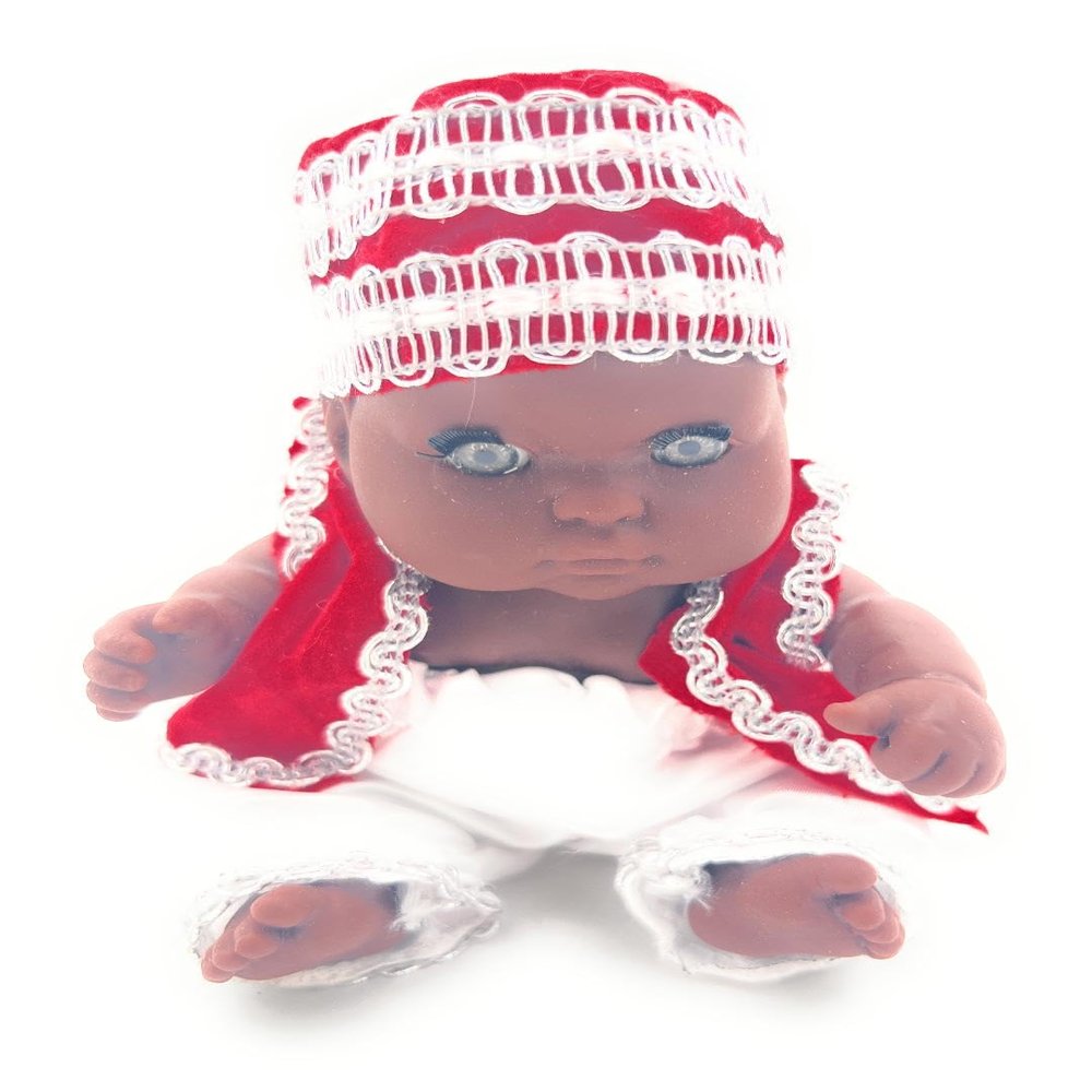 Mueco de Shango - Chango Doll 6.5'', Red, White