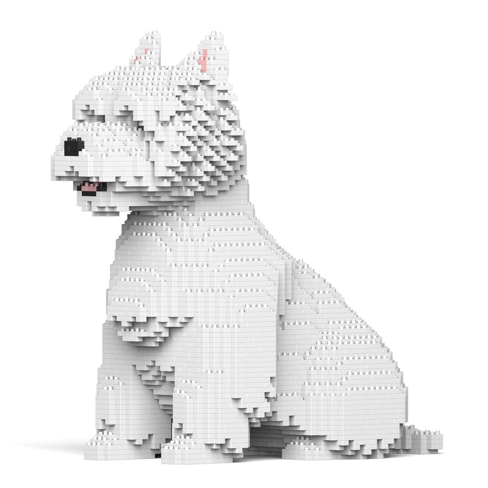 JEKCA West Highland White Terrier 03S | Dog Plastic Building Blocks | Age 14+