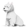 JEKCA West Highland White Terrier 03S | Dog Plastic Building Blocks | Age 14+ view 1