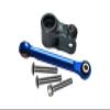 5Pc Set Upgrades Aluminum Servo Horn 25T with Tie Rod 1/10 Maxx Monster Truck 89076-4 RC Cars by GPM (Gray) view 1