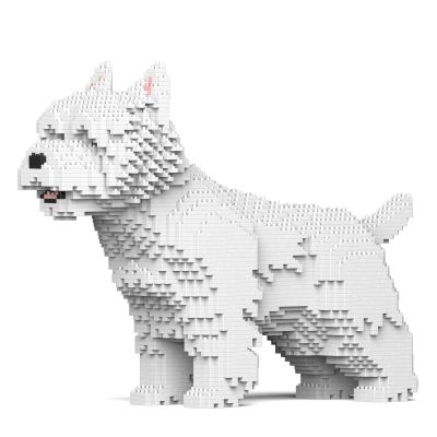 JEKCA West Highland White Terrier 02S | Dog Plastic Building Blocks | Age 14+