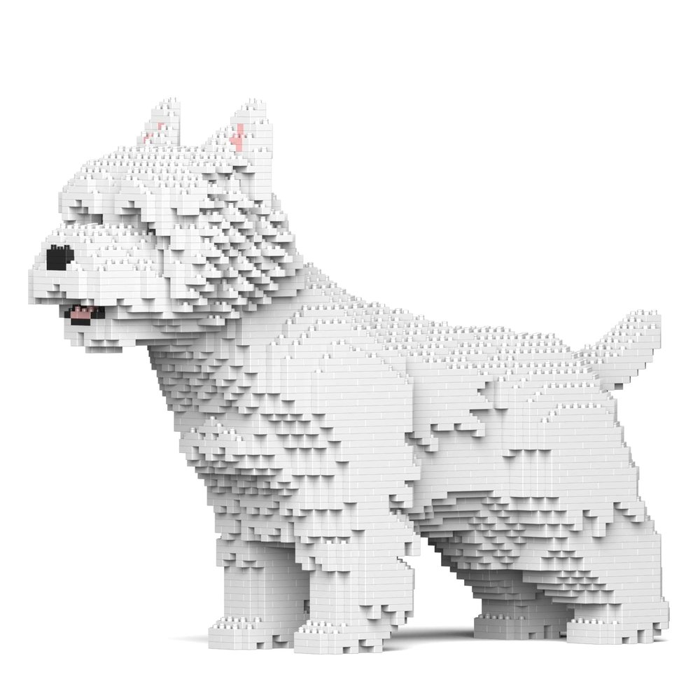 JEKCA West Highland White Terrier 02S | Dog Plastic Building Blocks | Age 14+