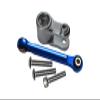 5Pc Set Upgrades Aluminum Servo Horn 25T with Tie Rod 1/10 Maxx Monster Truck 89076-4 RC Cars by GPM (Silver) view 1