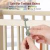 Toy Safety Straps, Silicone Pacifier Clips, Adjustable Stretchable Sippy Cup Straps for Strollers, High Chair, Cribs, Hanging Baskets, Car Seat, Shopping Trolley, 4 Pack, (Ether+Sage+Muted+Apricot) view 3