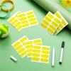 160 Pieces Sports Eye Stickers for Kids Football Softball Baseball Face Stickers Lacrosse Fans Eye Strips with 2 Pencils for Party Game Sport Supplies(Yellow) view 2