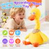 Marsjoy 13" Talking Dancing Duck, Repeating What You Say Mimicking Recording Plush Baby Toy Musical English Song Singing Talking Glowing Animated Twisting Gift of Lighting Up Toy for Boy Kid view 2