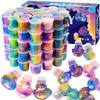120 Pack Bulk Galaxy Slime Kit, Super Soft and Non-Sticky Slime,Colorful Slime Toys, Goodie Bag Stuffers, Birthday Party Supplies, Classroom Rewards, Stocking Stuffers for Boys & Girls view 1