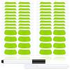 160 Pieces Sports Eye Stickers for Kids Football Softball Baseball Face Stickers Lacrosse Fans Eye Strips with 2 Pencils for Party Game Sport Supplies(Green) view 1