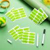 160 Pieces Sports Eye Stickers for Kids Football Softball Baseball Face Stickers Lacrosse Fans Eye Strips with 2 Pencils for Party Game Sport Supplies(Green) view 2