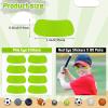 160 Pieces Sports Eye Stickers for Kids Football Softball Baseball Face Stickers Lacrosse Fans Eye Strips with 2 Pencils for Party Game Sport Supplies(Green) view 3