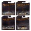 Hot Wheels Mattel 51st Anniversary Satin & Chrome Series Bundle of 4 DieCast Vehicles, Satin Silver & Gold Deco, 1:64 Scale, Ages3+ view 1