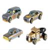 Hot Wheels Mattel 51st Anniversary Satin & Chrome Series Bundle of 4 DieCast Vehicles, Satin Silver & Gold Deco, 1:64 Scale, Ages3+ view 2