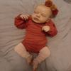Pinky Reborn Realistic Baby Doll 20 Inch Weighted Newborn Baby Doll Sleeping Silicone Reborn Toddler Doll Magnet Pacifier Birthday Gifts Toys view 2