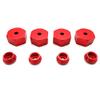 Alin-Z 4PCS 5mm to 12mm Metal Combiner Wheel Hub Hex Adapter for WPL D12 C24 C34 B24 B36 MN D90 D99 RC Car Upgrade Parts ( Color : Red ) view 1
