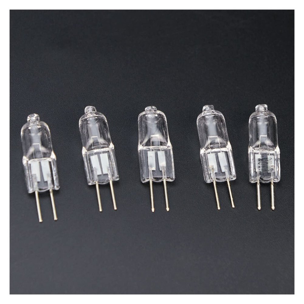 Lab Microscope Slides 5 Pcs Microscope Lamp Lighting G4 Halogen Lamp Bubble 6v 20w Microscope Parts (Color : 5PCS, Magnification : 25W)
