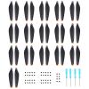 32Pcs Propellers for DJI Mini 3 Pro/Mini 4 Pro Drone Accessories Replacement Prop Blades Low Noise Exclusive Screws & Screwdrivers Orange Tips view 1