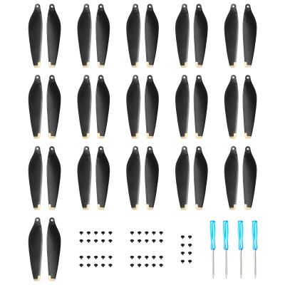 32Pcs Propellers for DJI Mini 3 Pro/Mini 4 Pro Drone Accessories Replacement Prop Blades Low Noise Exclusive Screws & Screwdrivers Gold Tips