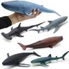 Mostop Sea Animal Toy for Kids 6 Pack 14.5'' Large Size Ocean Sea Marine Animal Figures, Realistic Ocean Sea Creature Action Models Whale Ornament Education Cognitive Toy Set for Boys Girls view 1